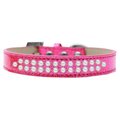 Unconditional Love Two Row Pearl Dog CollarPink Ice Cream Size 14 UN847241